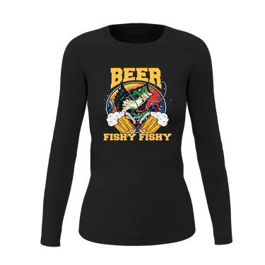 Beer Fishy Fishy 2 Women Long Sleeve Shirt